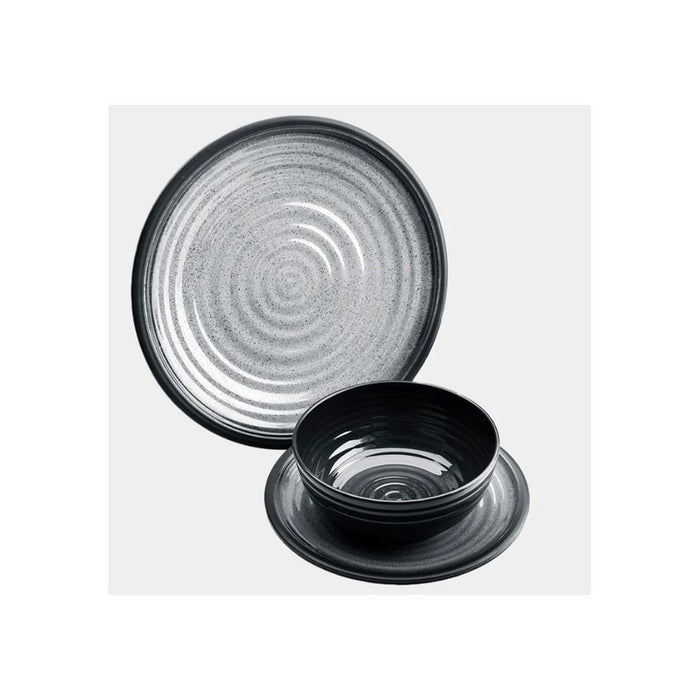 Granite Grey 12 pc Melamine Set