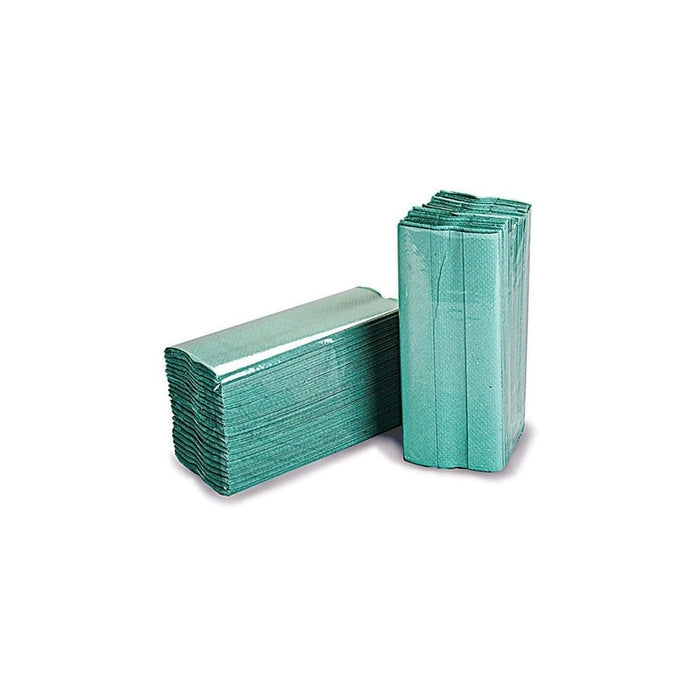 Green C Fold Hand Towels