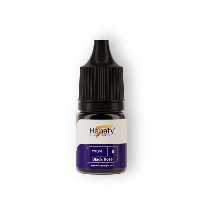 Hanafy №8 Black Rose Eyelids Hybrid Pigment 15 ml Supreme Permanent