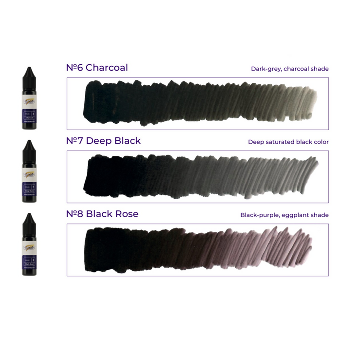 Hanafy №8 Black Rose Eyelids Hybrid Pigment 15 ml Supreme Permanent