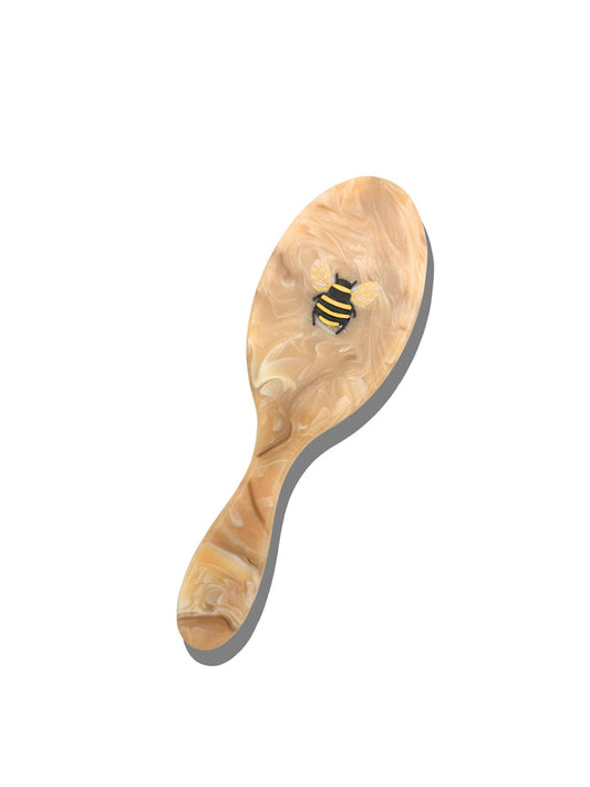 Hand-Painted Honey Bee Amazing Hair Day Brush | Eco-Friendly