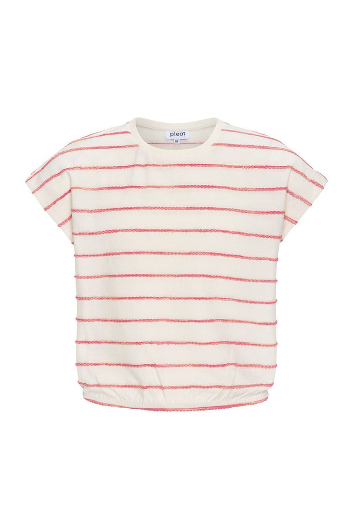 Hartley Top -Coral Stripe