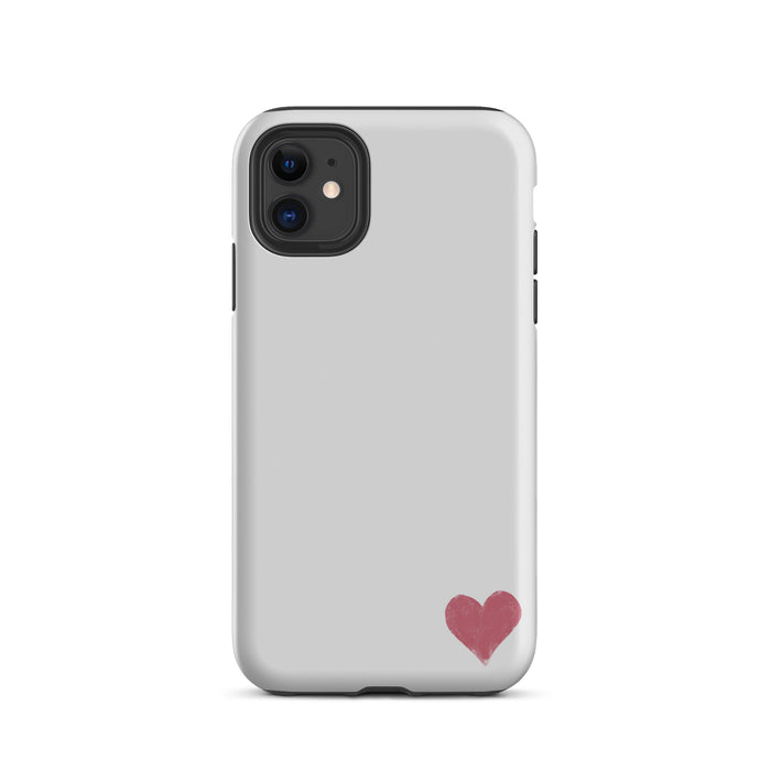 iphone case with small heart