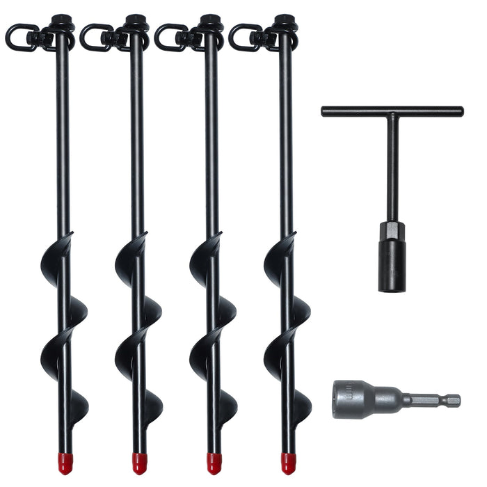 Heavy Duty Ground Anchor Kit(Set of 4) - Eagle Peak Custom Canopy Tent