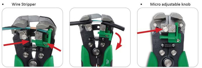 Heavy Duty Self Adjusting Wire Stripper