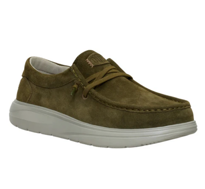 HEY DUDE Wally Comf Suede Shoes