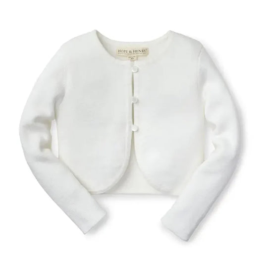 H&H Cropped Curved Hem Cardigan