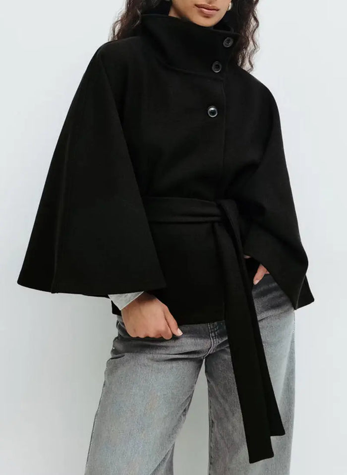 High Neck Buttoned Coat Dream World