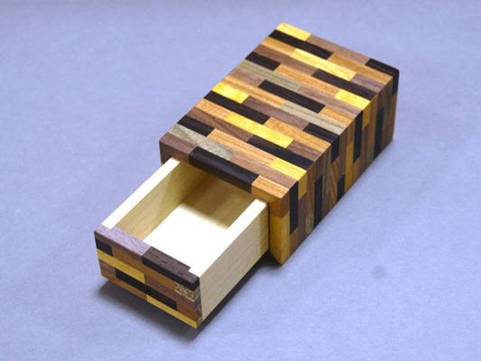 "Hit Box B" Limited Edition Japanese Puzzle Box  Designed by Hideto Satou