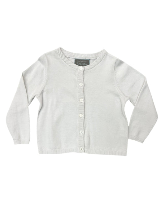 Honesty Basic White Cardigan