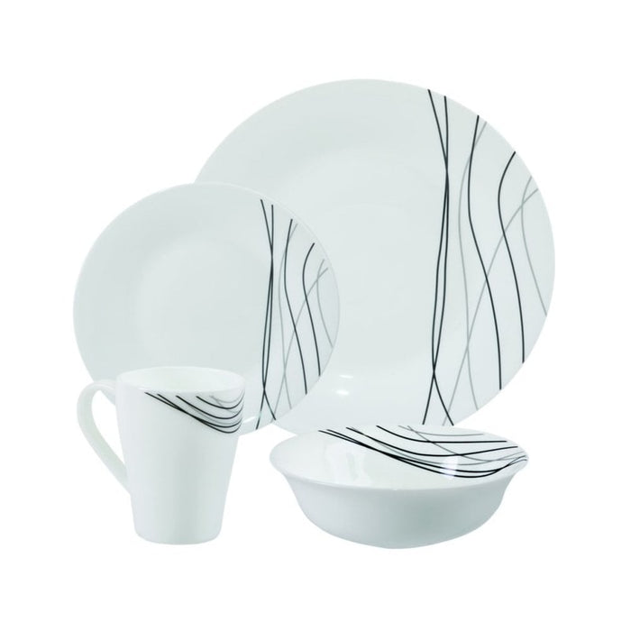Horizon Streak - 16 Piece Opalware Dining Set