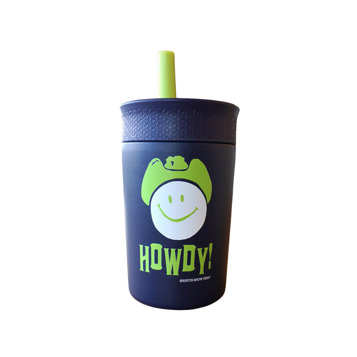 Howdy Smiley Cowboy Kid's Tumbler
