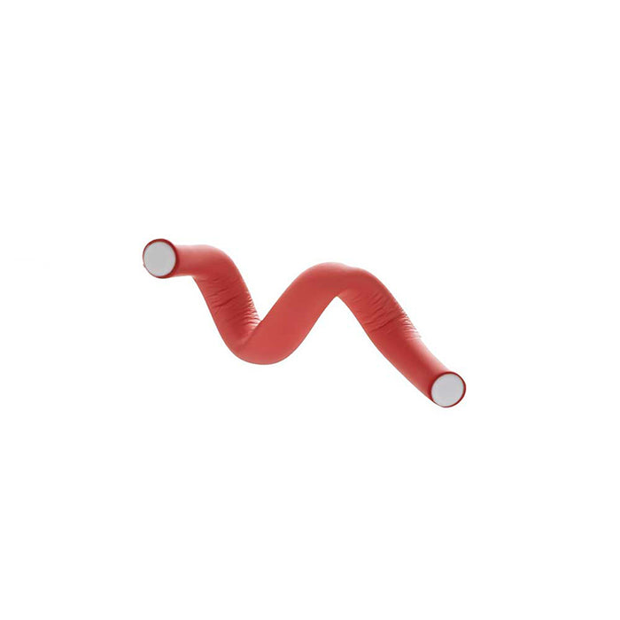 RED BEAUTY by KISS red flexi rods 1/2 inch for styling and curling hair