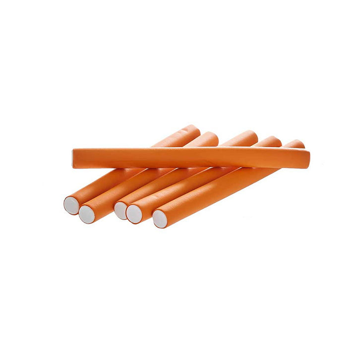 #Hrf06 Flexi Rods 7" Length 5/8" Diameter 6pcs [Orange]