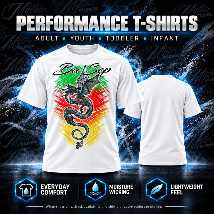 Personalized Chinese Dragon T-Shirt by Mythic Airbrush, additional product image 2