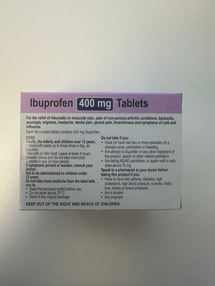Ibuprofen 400mg 84 Tablets (P)