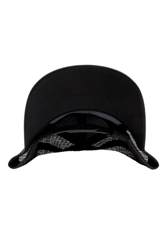 Iconed Trucker Hat - Black / Black