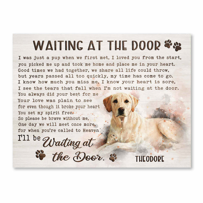 i'll be waiting at the door