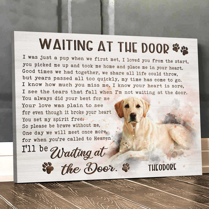 i'll be waiting at the door