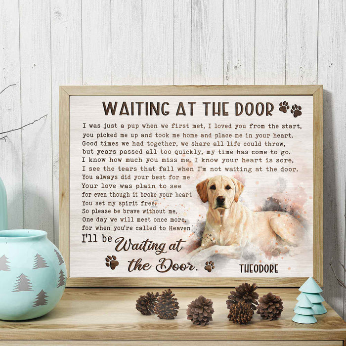 i'll be waiting at the door