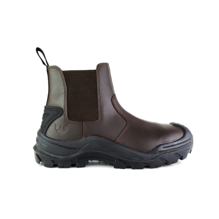 Jasper Dealer Boot, Brown, Oil/Acid/Chemical Resistant