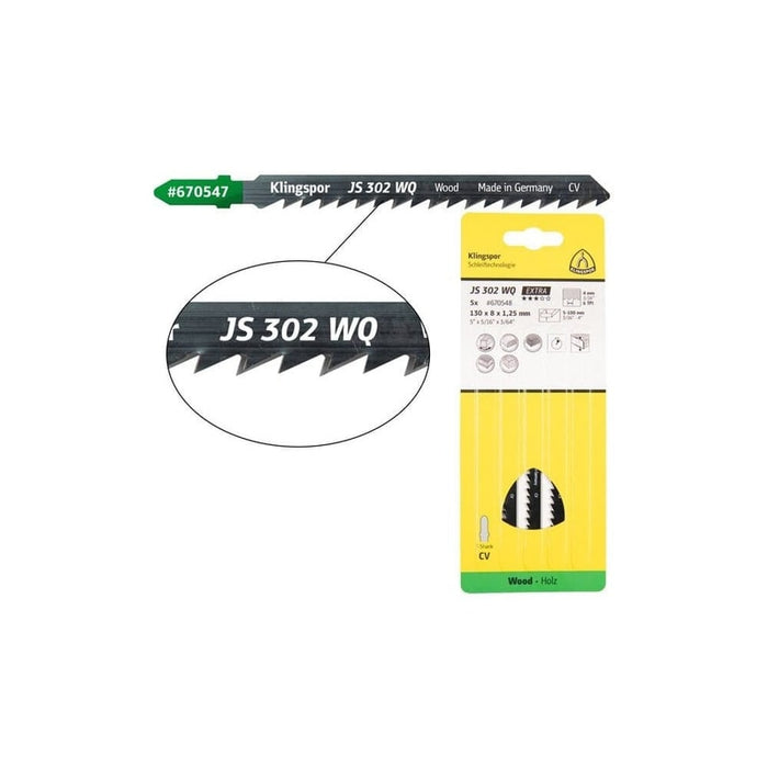 JS 302 WQ Extra Wood Jigsaw Blades