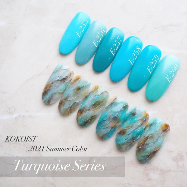 K- E-258 Persian Turquoise Color Gel 2.5g