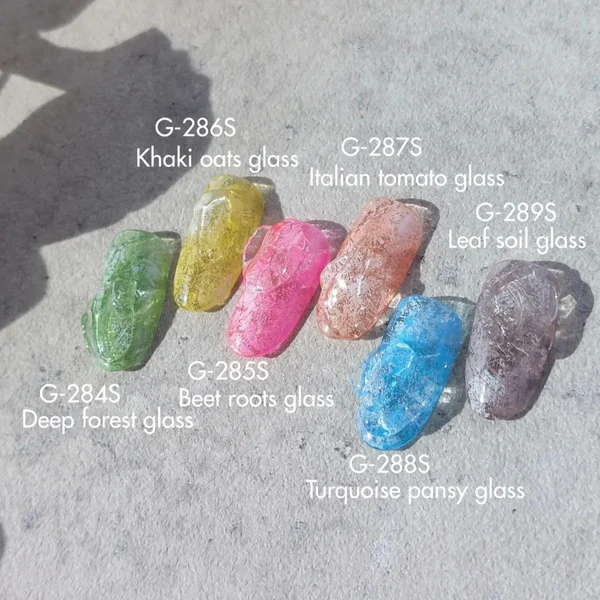 K- E-288S Turquoise Pansy Glass Color Gel 2.5g