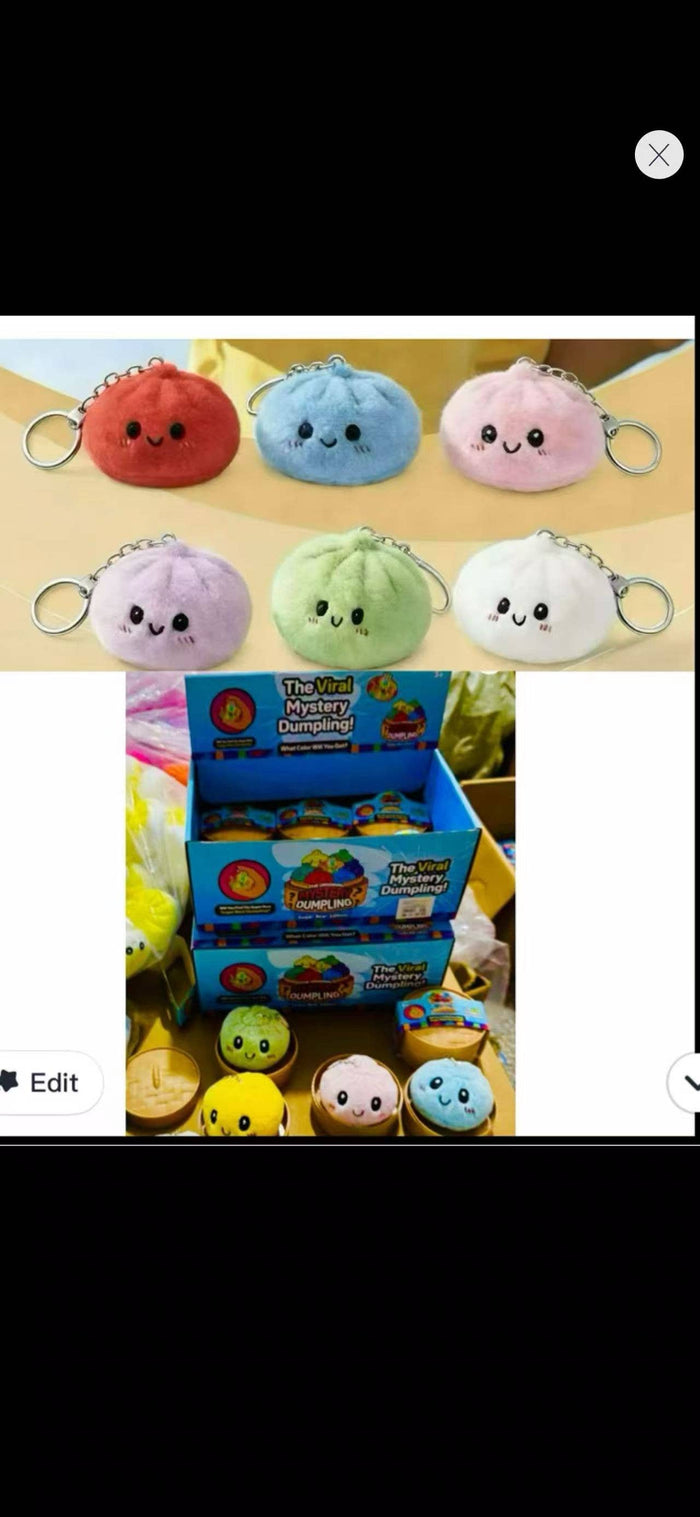 Keychain Fluffy Dumpling - Mystery Colors