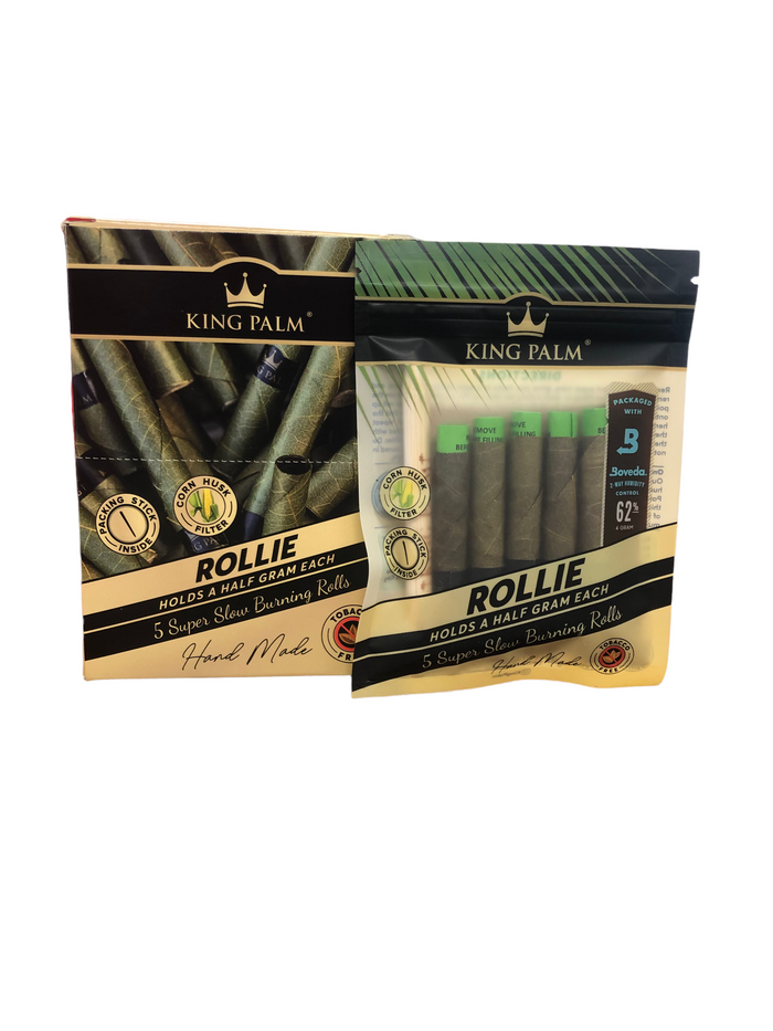 KING PALM ROLLIE (5 SUPER SLOW BURNING ROLLS)
