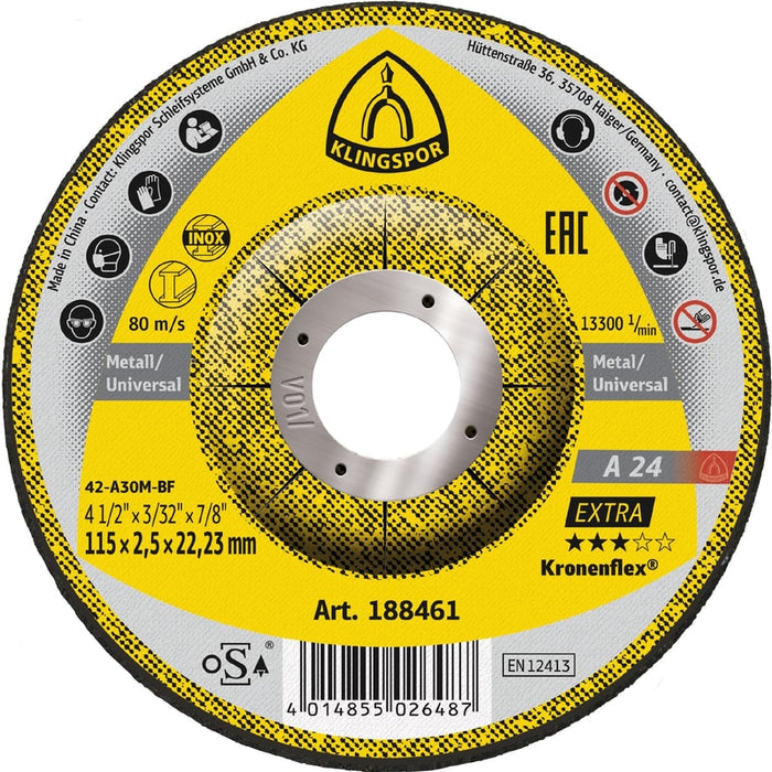 Kronenflex A24 Extra Cutting Discs Per/25
