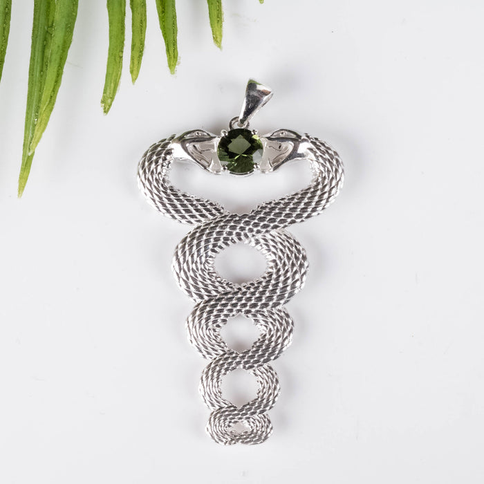 Kundalini 7mm Moldavite Pendant PRE-ORDER - InnerVision Crystals