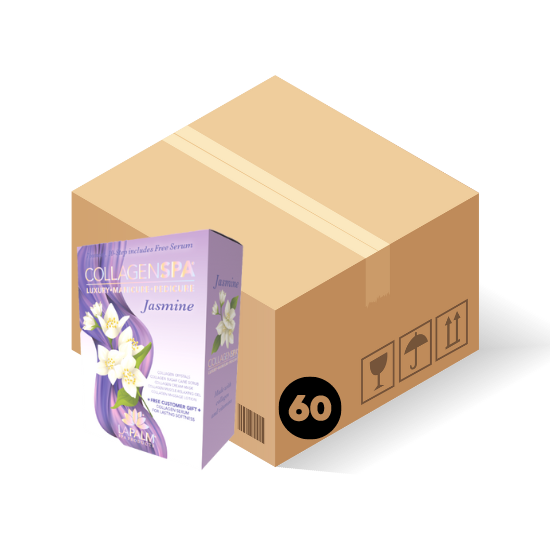 La Palm Collagen Spa Luxury Manicure & Pedicure 10 Step Kit - (Case 60pcs)