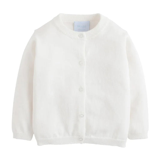 LE Essential Cardigan-White