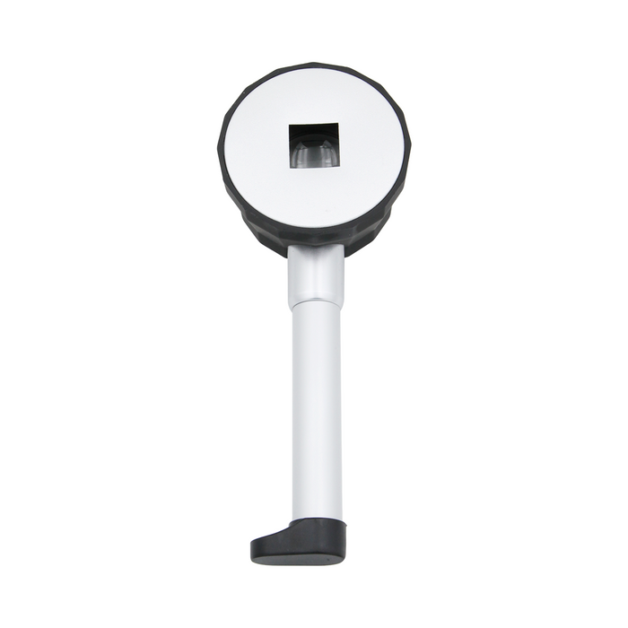 LED Quantity 6 30X Handheld Pipe Metal Scale Magnifier LED UV Currency Checker MG02104171