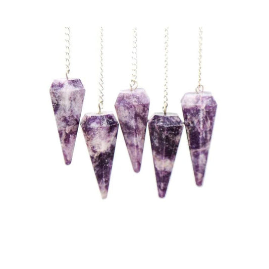 Lepidolite Pendulum