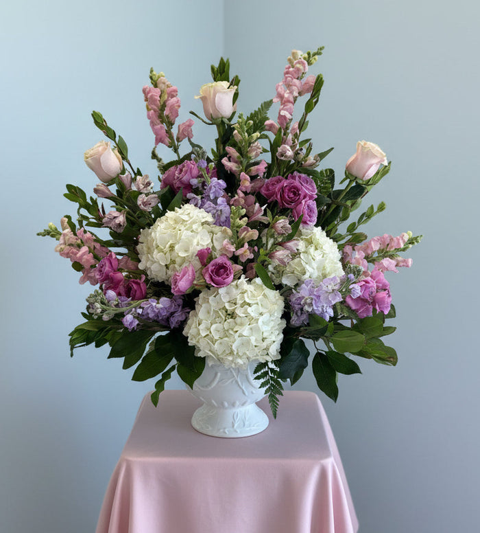 Light Pink and Lavender Sympathy Basket