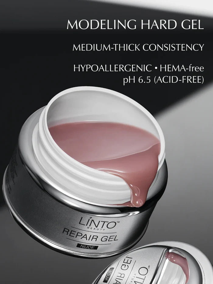LiNTO Beauty Hard Gel – Nude, 30 ml / 1.01 fl oz