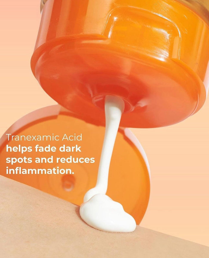 Luxe Organix Niacinamide + Tranexamic Acid Youthful Glow Whitening Serum Lotion SPF50 PA++++ 200ml لوكس أورجانيكس نياسيناميد + حمض الترانيكساميك لوشن مصل تفتيح البشرة الشبابية SPF50 PA ++++ 200 مل - Princess Cosmetics Qatar