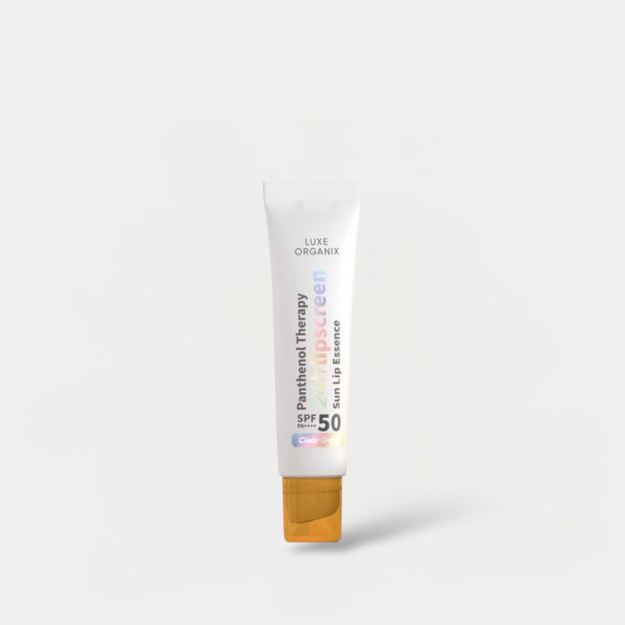 Luxe Organix Panthenol Therapy 24H Lipscreen Sun Lip Essence SPF 50 PA++++ 10g مرطب شفاه لوكس أورجانيكس بانثينول ثيرابي 24 ساعة من كريم أساس واقي من الشمس - Princess Cosmetics Qatar