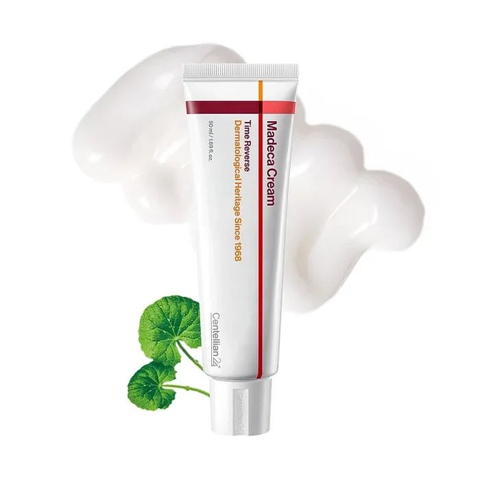 Madeca Cream Time Reverse | Anti-Aging Moisturizer for Wrinkles & Dry Skin | Cica + Hyaluronic Acid | Korean Skincare | 1.69 fl.oz