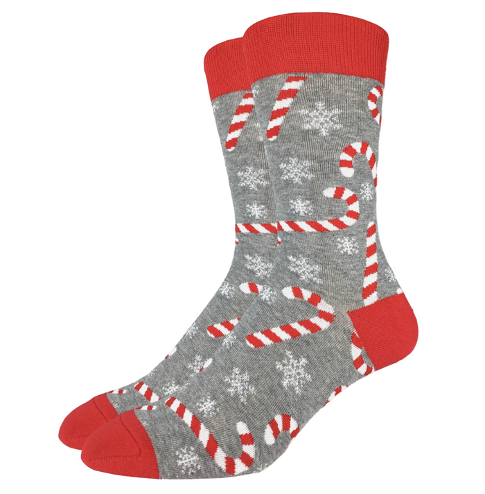 Men's Candy Cane Christmas Socks