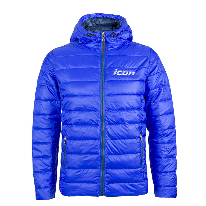 Men's ICON Embroidered Quilted Hooded 'Puffer' Jacket