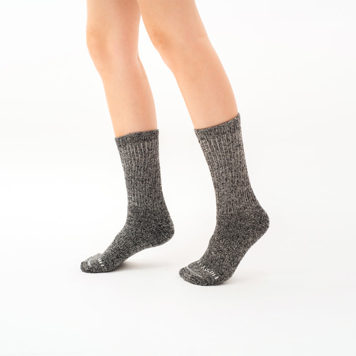 Grey merino wool hiking socks