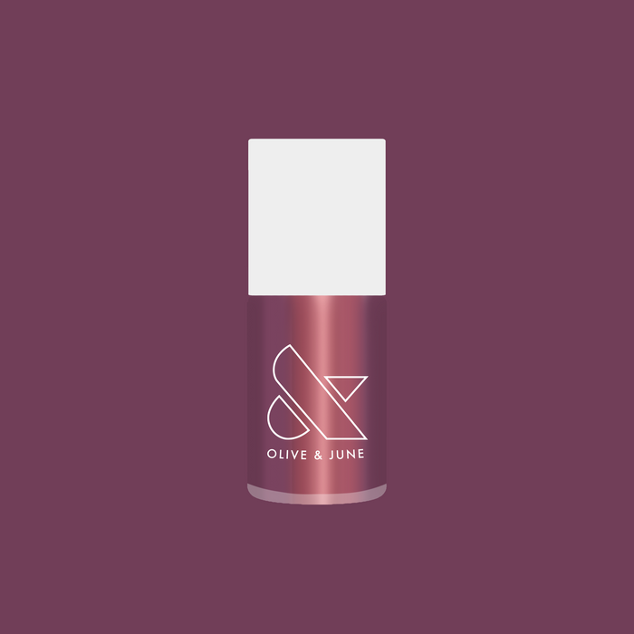 Olive and June Mermaid Hair nail polish bottle in purple iridescent shade for at-home manicure or gel polish use