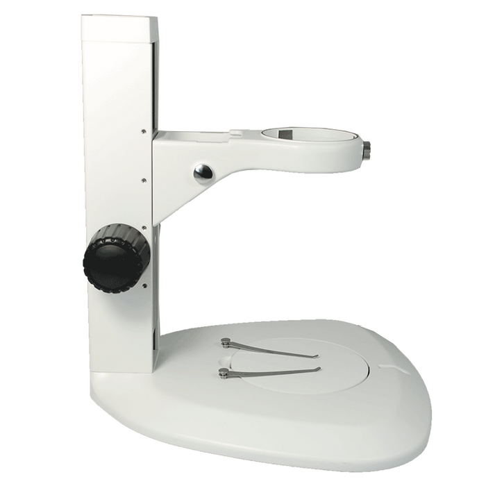 Microscope Track Stand, 76mm Coarse Focus Rack, 300mm Track Length, Fan-Shape Base