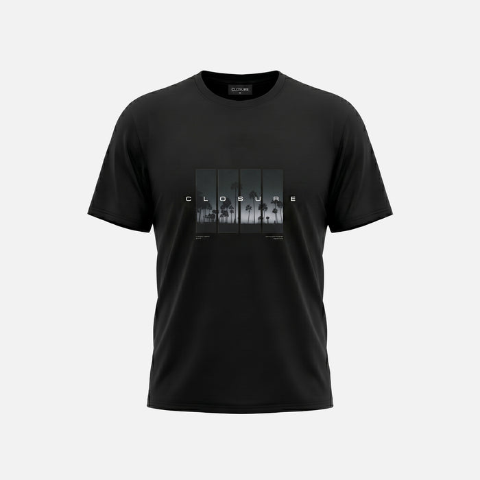 Midnight Palm T-Shirt  | Black