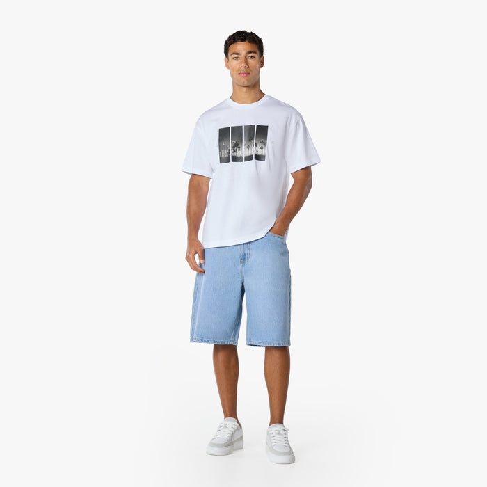 Midnight Palm T-Shirt  | White