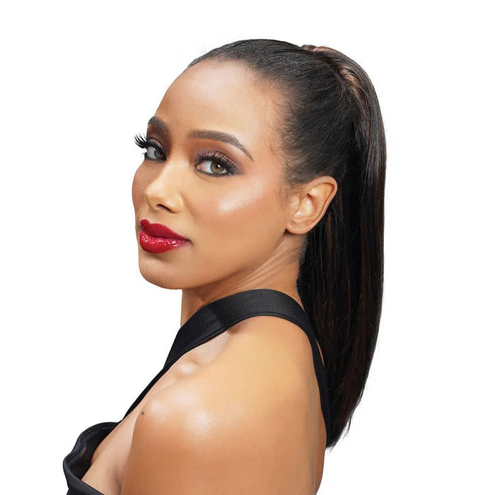 Miss Drawstring Human Hair Straight 14"