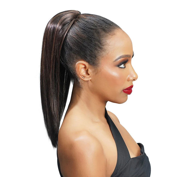 Miss Drawstring Human Hair Straight 14"